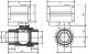 Motoros Golyóscsap 220V-240V AC 1/2" (2 vezeték)